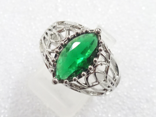COLORED STONE FASHION RING / JP SIZE 18